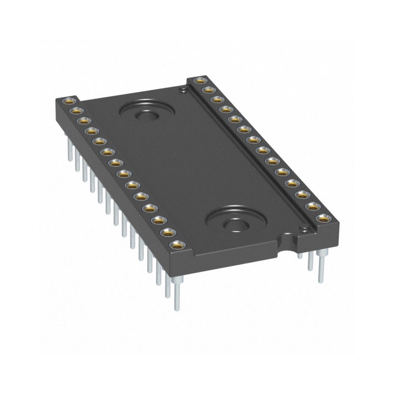 1 pcs : 210-93-628-41-001000 - CONN IC DIP SOCKET 28POS GOLD