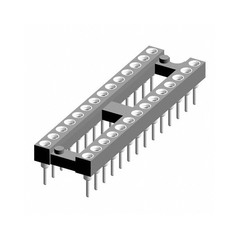 1 pcs : 110-83-328-41-001101 - CONN IC DIP SOCKET 28POS GOLD