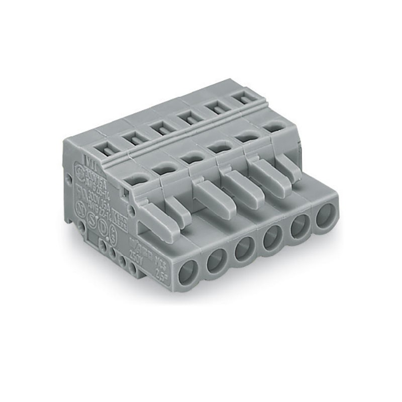 1 pcs : 231-102/102-000 - 1-CONDUCTOR FEMALE PLUG WITH IN