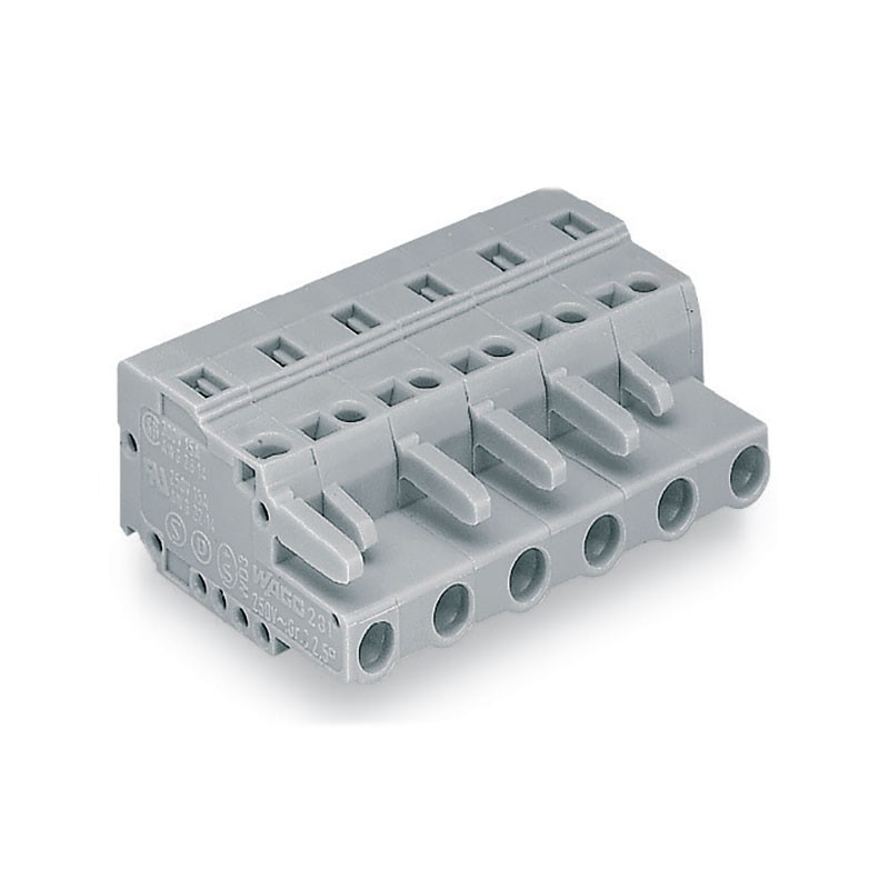 1 pcs : 231-202/026-000 - 1-CONDUCTOR FEMALE PLUG 2.5 MM