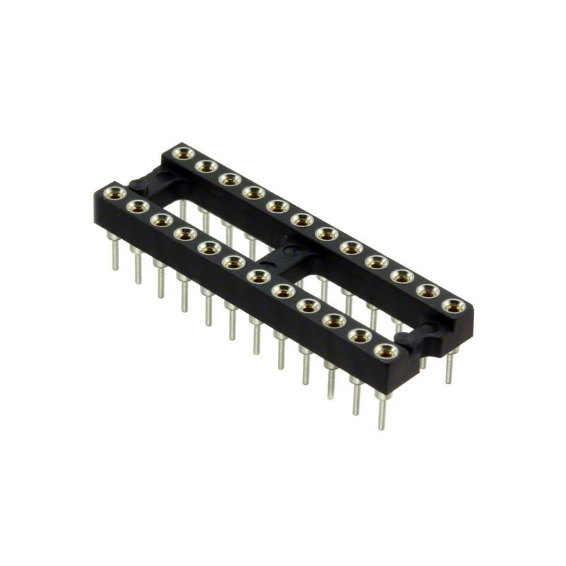 1 pcs : D2924-42 - CONN IC DIP SOCKET 24POS GOLD