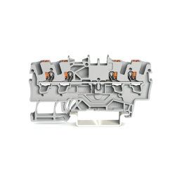 1 pcs : 2201-1401 - 4-CONDUCTOR THROUGH TERMINAL BLO
