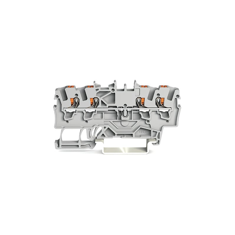 1 pcs : 2201-1401 - 4-CONDUCTOR THROUGH TERMINAL BLO