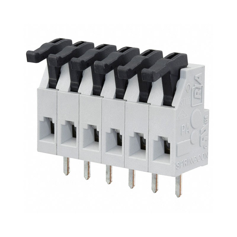 1 pcs : AST0250604 - TERM BLK 6POS SIDE ENTRY 5MM PCB