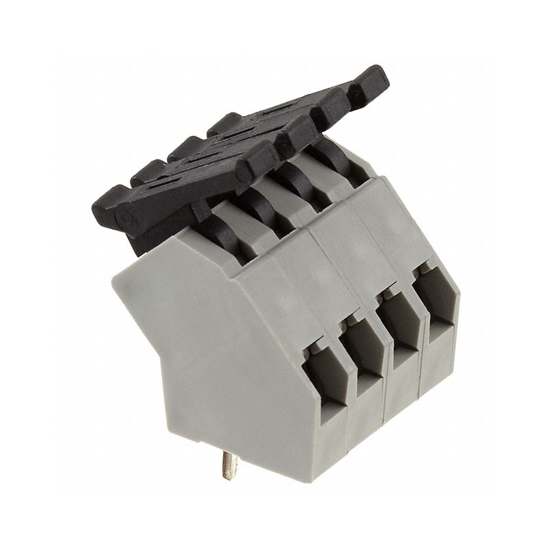 1 pcs : AST1350404 - TERM BLOCK 4POS 45DEG 5MM PCB