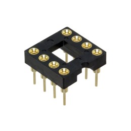 1 pcs : ICA-308-SGG - CONN IC DIP SOCKET 8POS GOLD