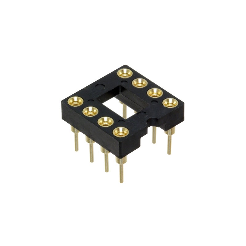 1 pcs : ICA-308-SGG - CONN IC DIP SOCKET 8POS GOLD