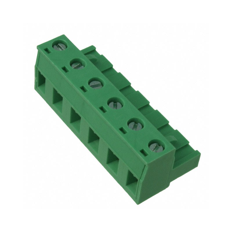 1 pcs : OSTTJ060150 - TERM BLOCK PLUG 6POS STR 7.62MM