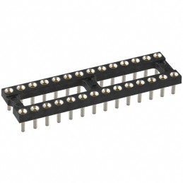 1 pcs : 115-43-328-41-003000 - CONN IC DIP SOCKET 28POS GOLD