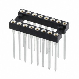 1 pcs : D0816-42 - CONN IC DIP SOCKET 16POS GOLD