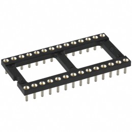 1 pcs : 115-93-628-41-003000 - CONN IC DIP SOCKET 28POS GOLD