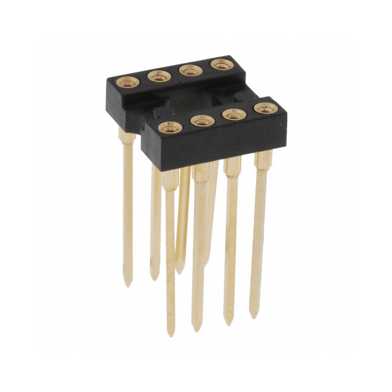 1 pcs : 123-13-308-41-001000 - CONN IC DIP SOCKET 8POS GOLD