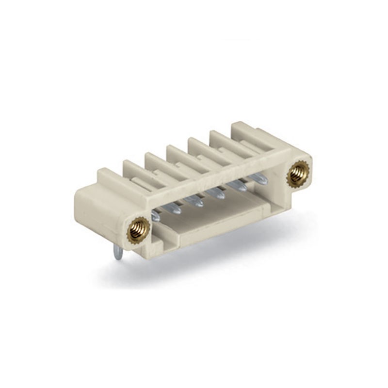 1 pcs : 734-163/108-000 - HEADER MALE R/A THREADED 3POS