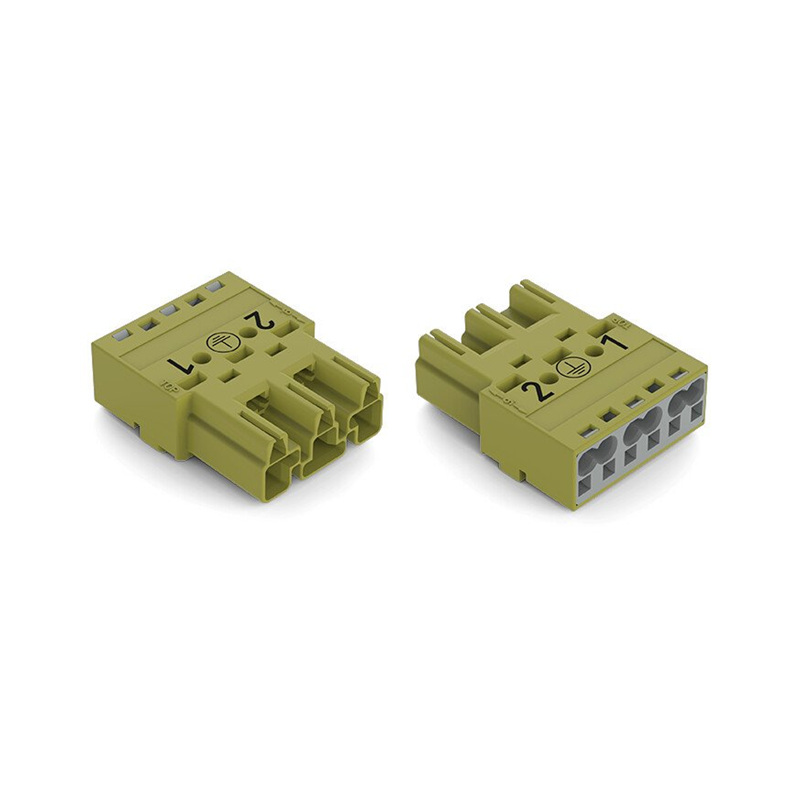 1 pcs : 770-273/073-000 - PLUG 3-POLE, LIGHT GREEN