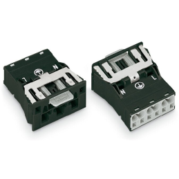 1 pcs : 770-713/007-000 - SNAP-IN PLUG WITH DIRECT GROUND