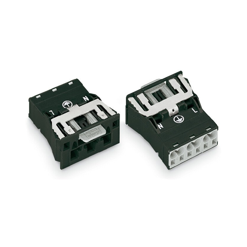 1 pcs : 770-713/007-000 - SNAP-IN PLUG WITH DIRECT GROUND