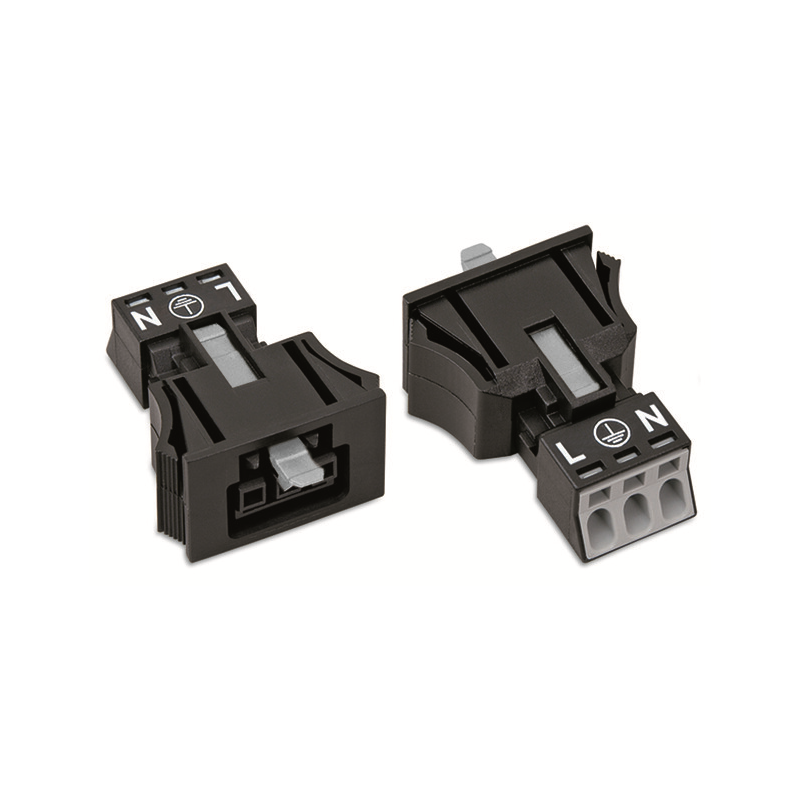 1 pcs : 890-703 - SNAP-IN SOCKET BLACK