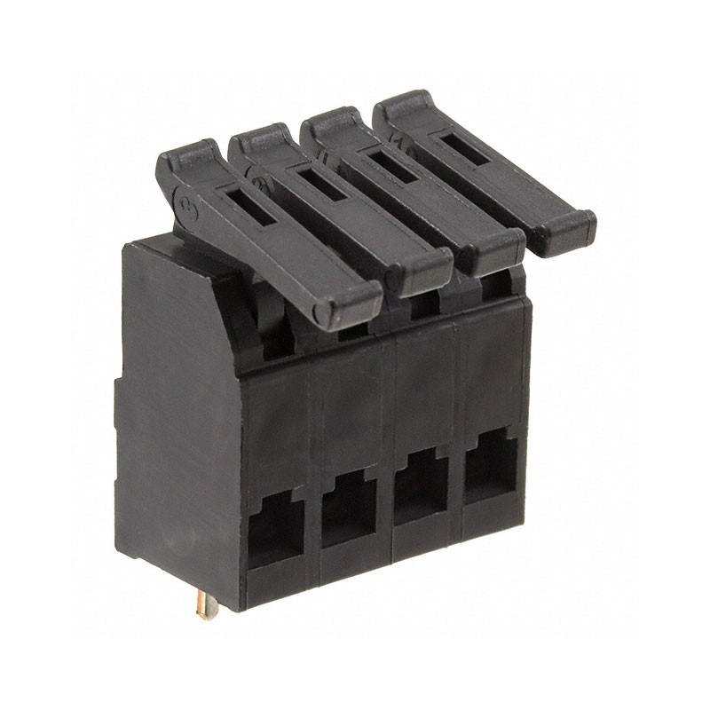 1 pcs : AST0550402 - TERM BLK 4POS SIDE ENTRY 5MM PCB