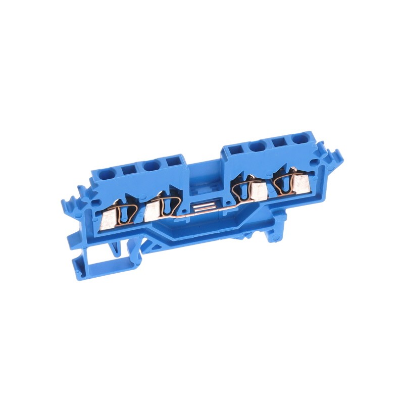 1 pcs : 279-604 - 4-CONDUCTOR THROUGH TERMINAL BLO