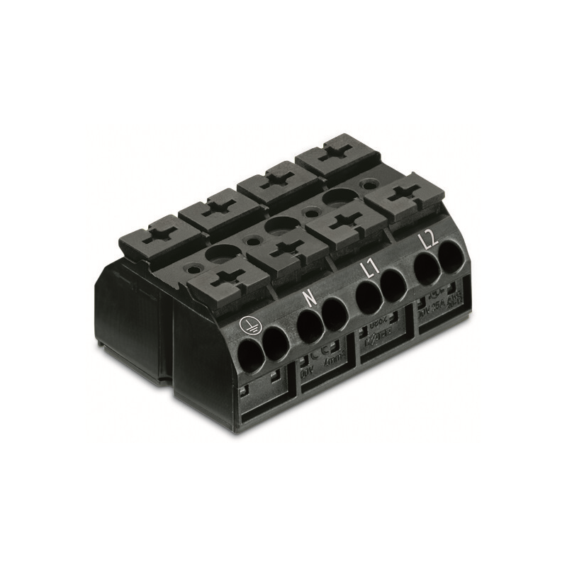 1 pcs : 862-1504 - 4-CONDUCTOR CHASSIS-MOUNT TERMIN