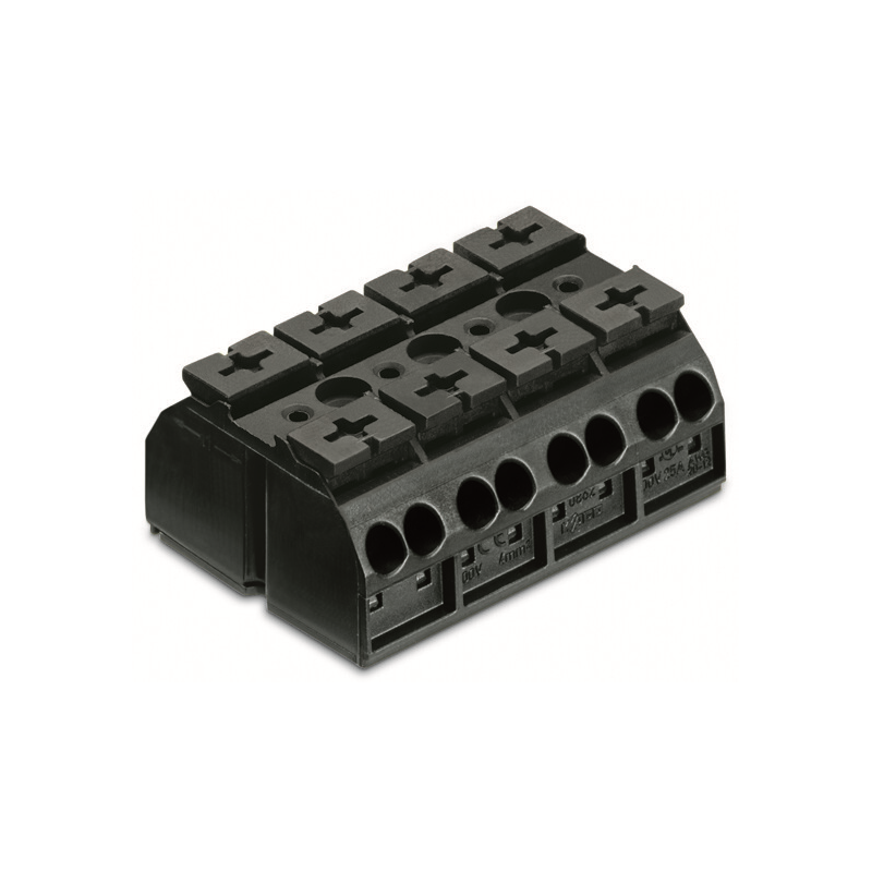 1 pcs : 862-504 - 4-CONDUCTOR CHASSIS-MOUNT TERMIN