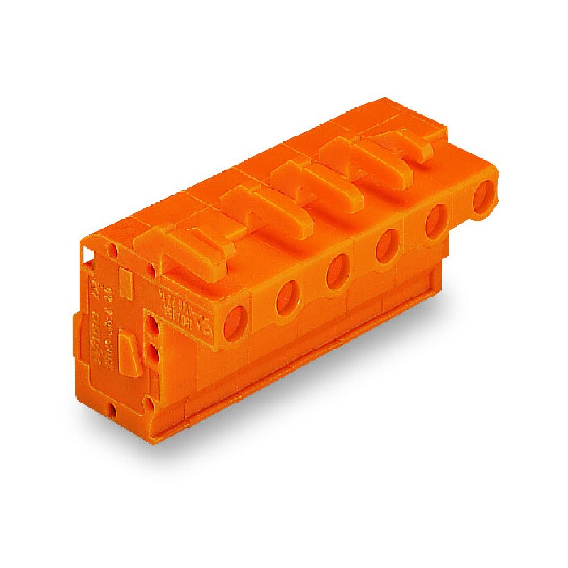 1 pcs : 732-122/026-000 - 1-CONDUCTOR FEMALE PLUG ANGLED