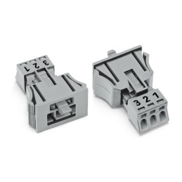 1 pcs : 890-753 - SNAP-IN PLUG GRAY