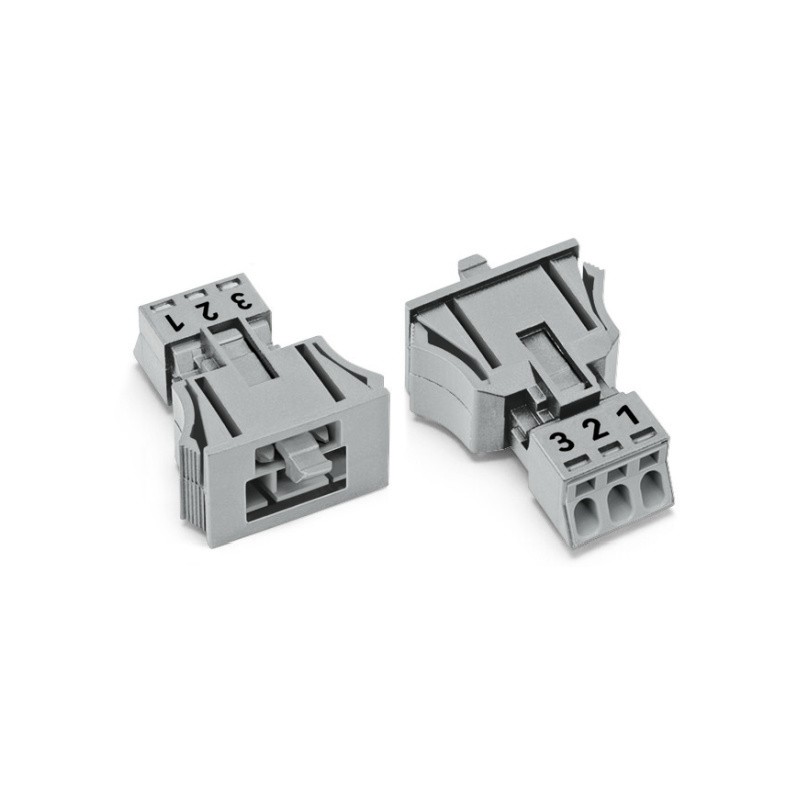 1 pcs : 890-753 - SNAP-IN PLUG GRAY