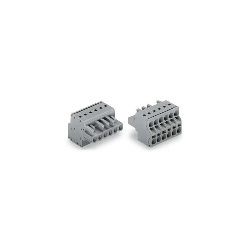 1 pcs : 231-2102/026-000 - 2-CONDUCTOR FEMALE CONNECTOR 2.