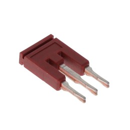 1 pcs : XW5S-P1.5-3RD - SHRT BAR 1.5MM 3 POLE RED