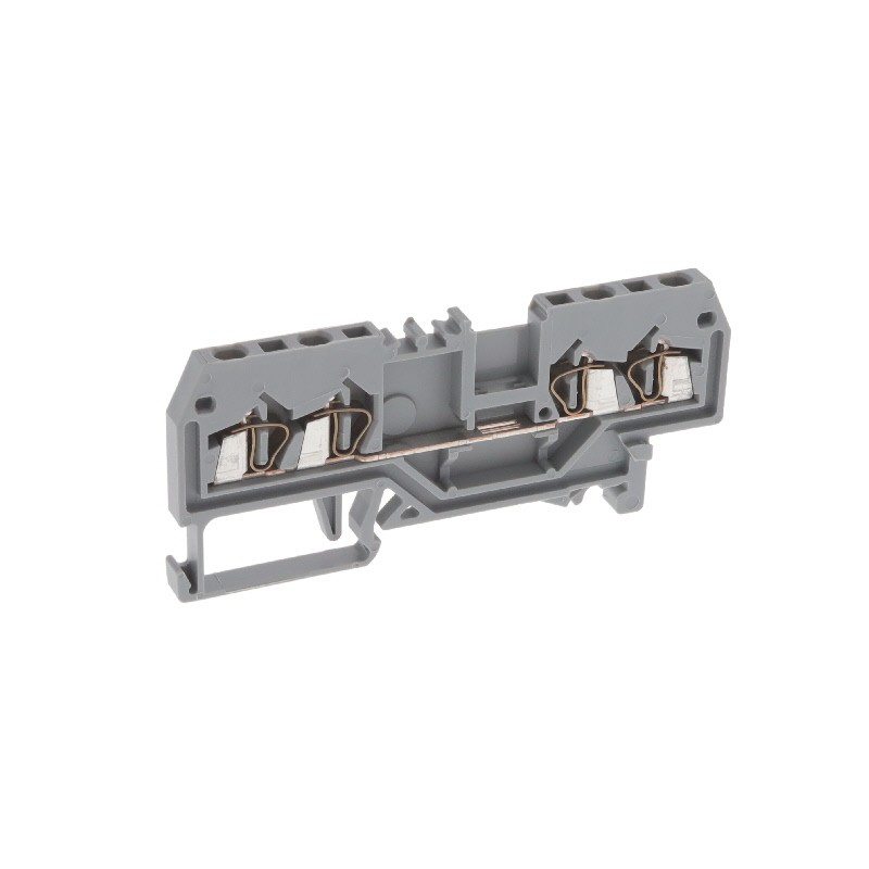 1 pcs : 279-831 - 4-CONDUCTOR THROUGH TERMINAL BLO