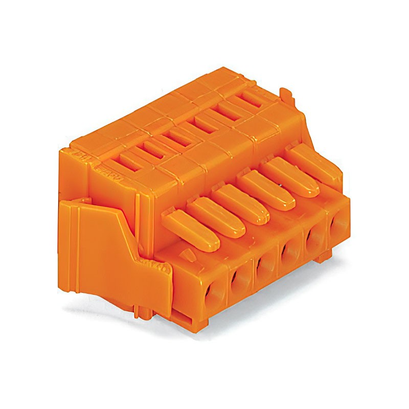 1 pcs : 734-203/037-000 - 1-CONDUCTOR FEMALE PLUG 100% PR