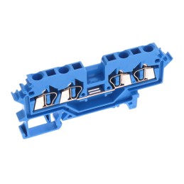 1 pcs : 280-604 - 4-CONDUCTOR THROUGH TERMINAL BLO