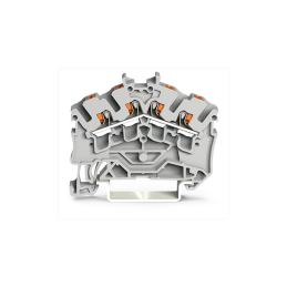 1 pcs : 2202-6401 - 4-CONDUCTOR THROUGH TERMINAL BLO