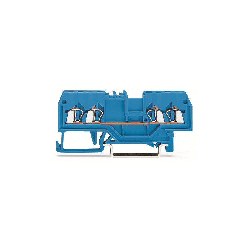 1 pcs : 279-834 - 4-CONDUCTOR THROUGH TERMINAL BLO