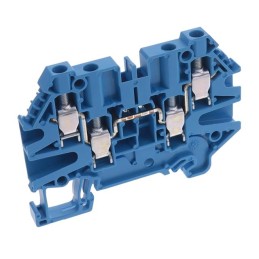 1 pcs : XW5T-S4.0-2.2-1BL - TB SCREW 4.0MM 2:2 1TIER BLUE