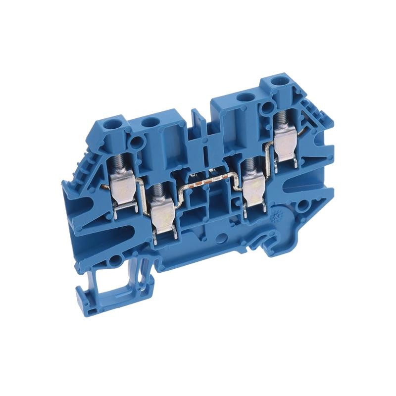 1 pcs : XW5T-S4.0-2.2-1BL - TB SCREW 4.0MM 2:2 1TIER BLUE