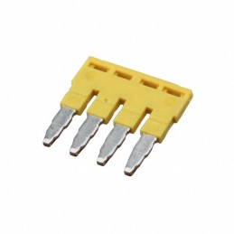 1 pcs : XW5S-S4.0-4 - JUMPER TERM BLK 4POS FLAT PIN