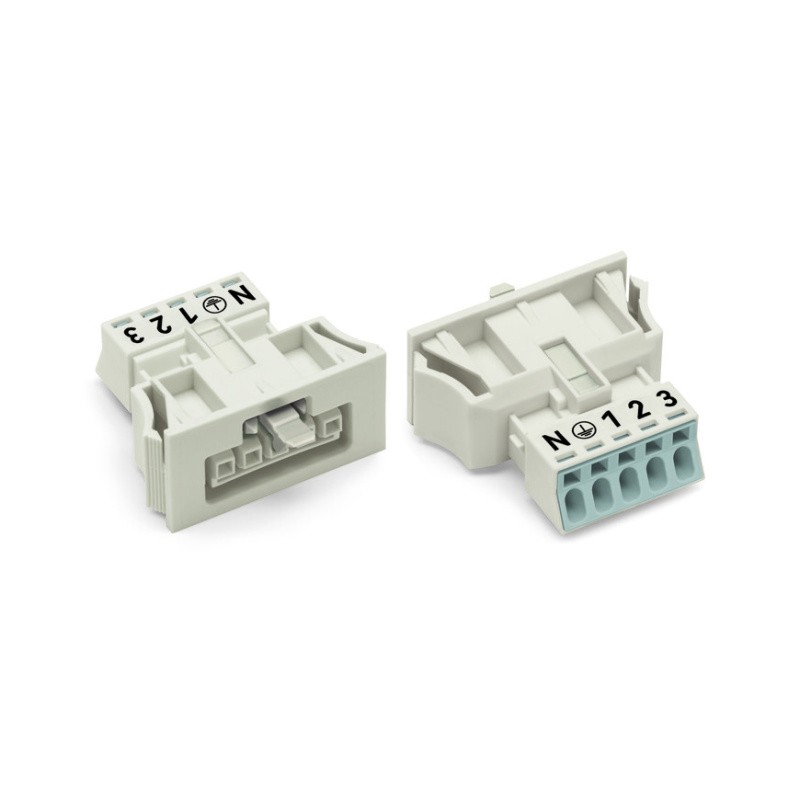 1 pcs : 890-725 - SNAP-IN SOCKET WHITE