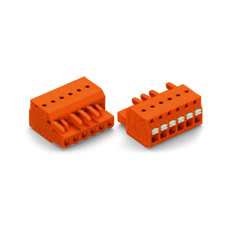 1 pcs : 2231-302/026-000 - 1-CONDUCTOR FEMALE PLUG PUSH-BU