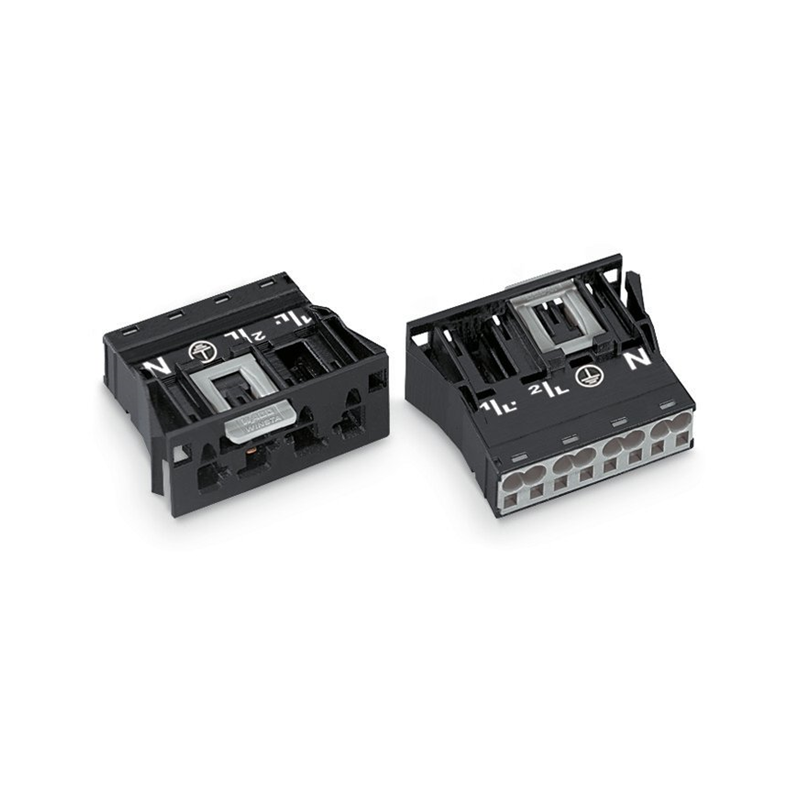 1 pcs : 770-714 - SNAP-IN PLUG BLACK