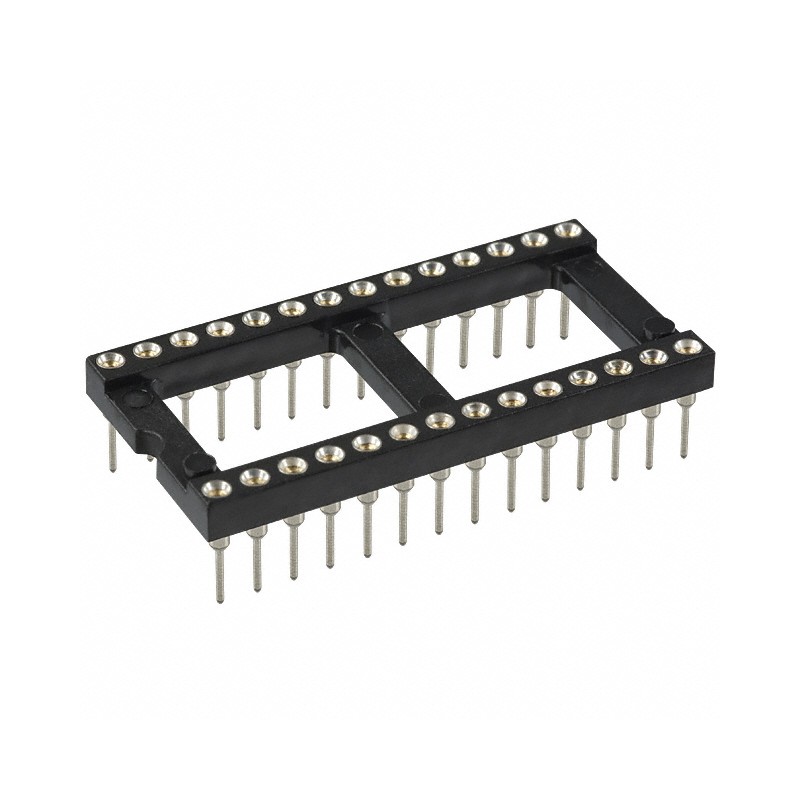 1 pcs : 111-43-628-41-001000 - CONN IC DIP SOCKET 28POS GOLD