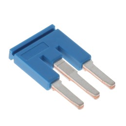 1 pcs : XW5S-P2.5-3BL - SHRT BAR 2.5MM 3 POLE BLUE