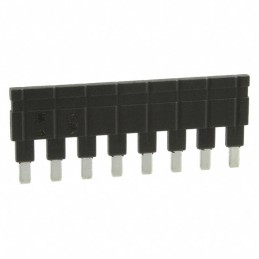1 pcs : 09330009858 - JUMPER ACROSS 1X8 BLACK 16A