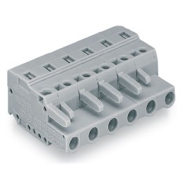 1 pcs : 231-204/026-000 - 1-CONDUCTOR FEMALE PLUG 2.5 MM