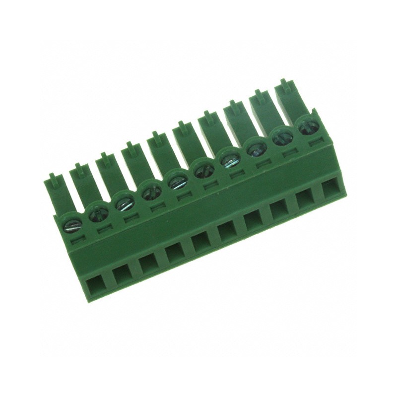 1 pcs : OSTTJ1031530 - TERM BLOCK PLUG 10POS STR 3.81MM