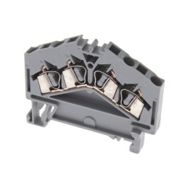 1 pcs : 280-646 - 4-CONDUCTOR THROUGH TERMINAL BLO