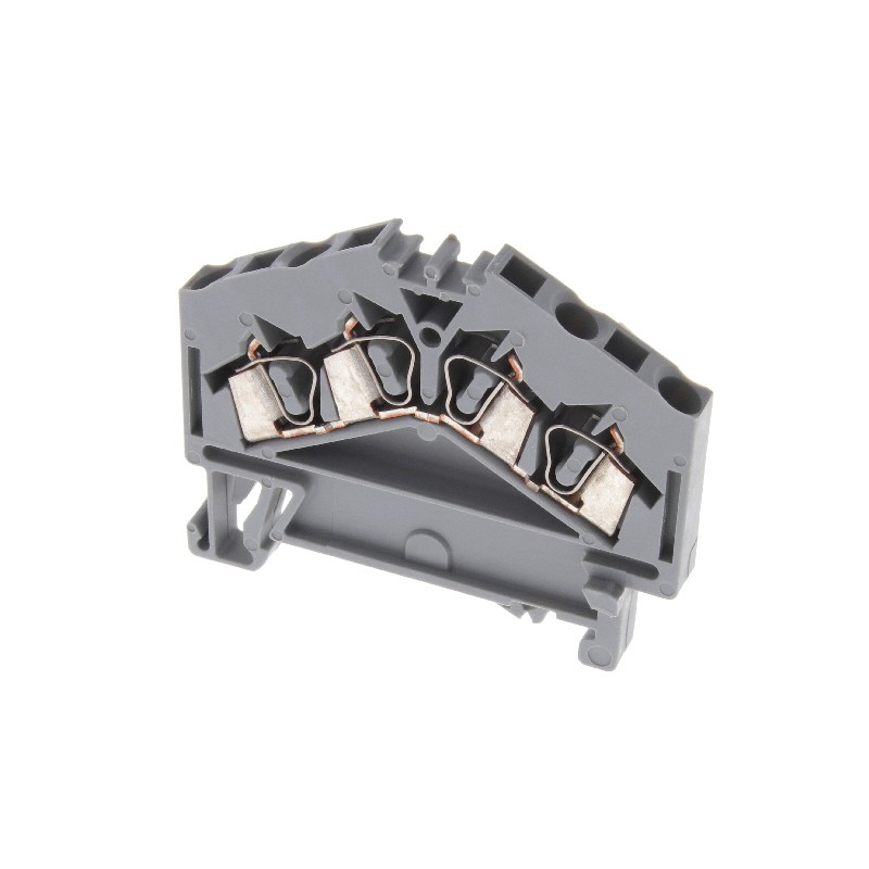 1 pcs : 280-646 - 4-CONDUCTOR THROUGH TERMINAL BLO