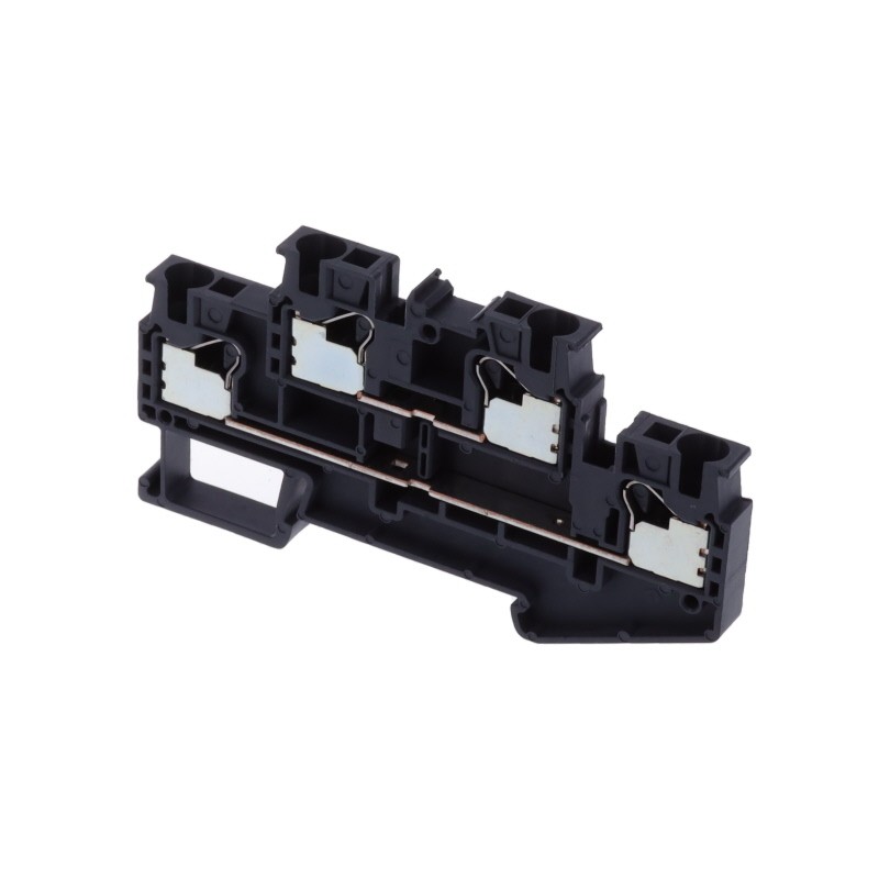 1 pcs : XW5T-P4.0-1.1-2 - TERM BLK PUSHIN 4MM 1:1 2TIER