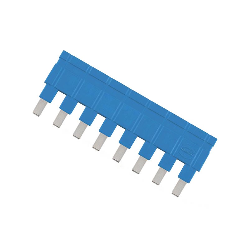 1 pcs : 09330009847 - JUMPER ACROSS 1X8 BLUE 16A